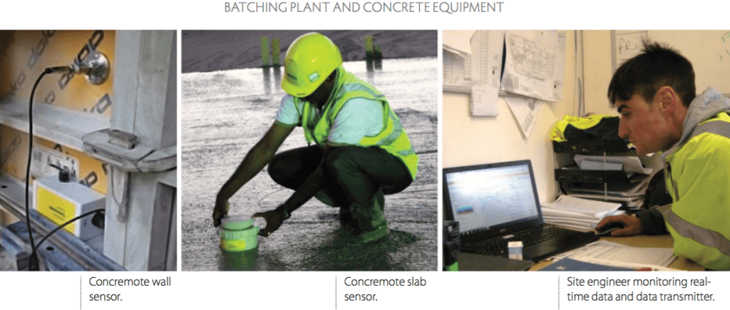 Smart technology for measuring concrete maturity